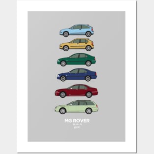 MG Rover car collection Posters and Art